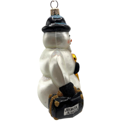 Patricia Breen Professor Mercury Snowman Christmas Tree Ornament Neiman Marcus