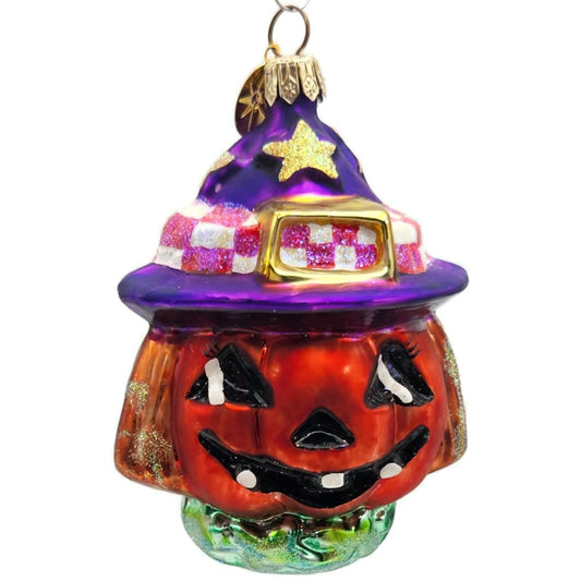 Christopher Radko Jackie O Lantern Halloween Christmas Tree Ornament 98-101