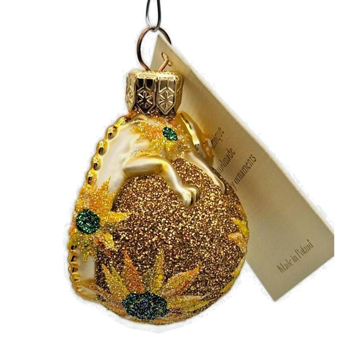Patricia Breen Miniature Chameleon Sunflowers Spring Christmas Tree Ornament