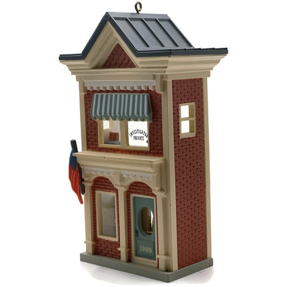 Hallmark Ornament US Post Office 1989 Nostalgic Christmas Village Tree Keepsake