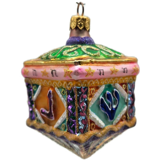 Christopher Radko Dreidel Festival Hanukkah Christmas Tree Ornament 99-091-0
