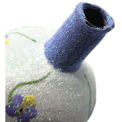 Patricia Breen Miniature Pansy Finial Purple Easter Spring Christmas Tree Topper