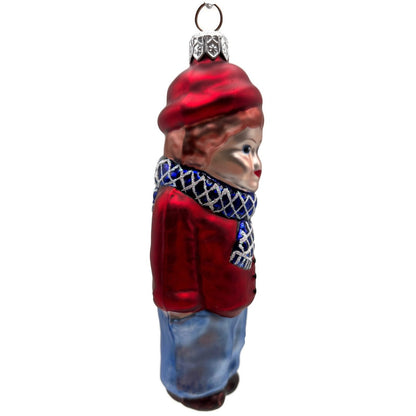 Patricia Breen Henry The Victorian Boy Auburn Hair Red Cuffs Christmas Ornament