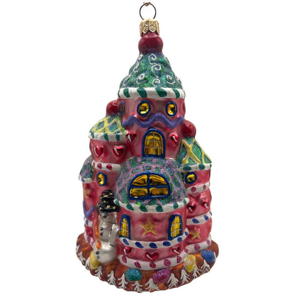 Christopher Radko Candy Land Corner Castle Christmas Ornament LE 99-HOU-3