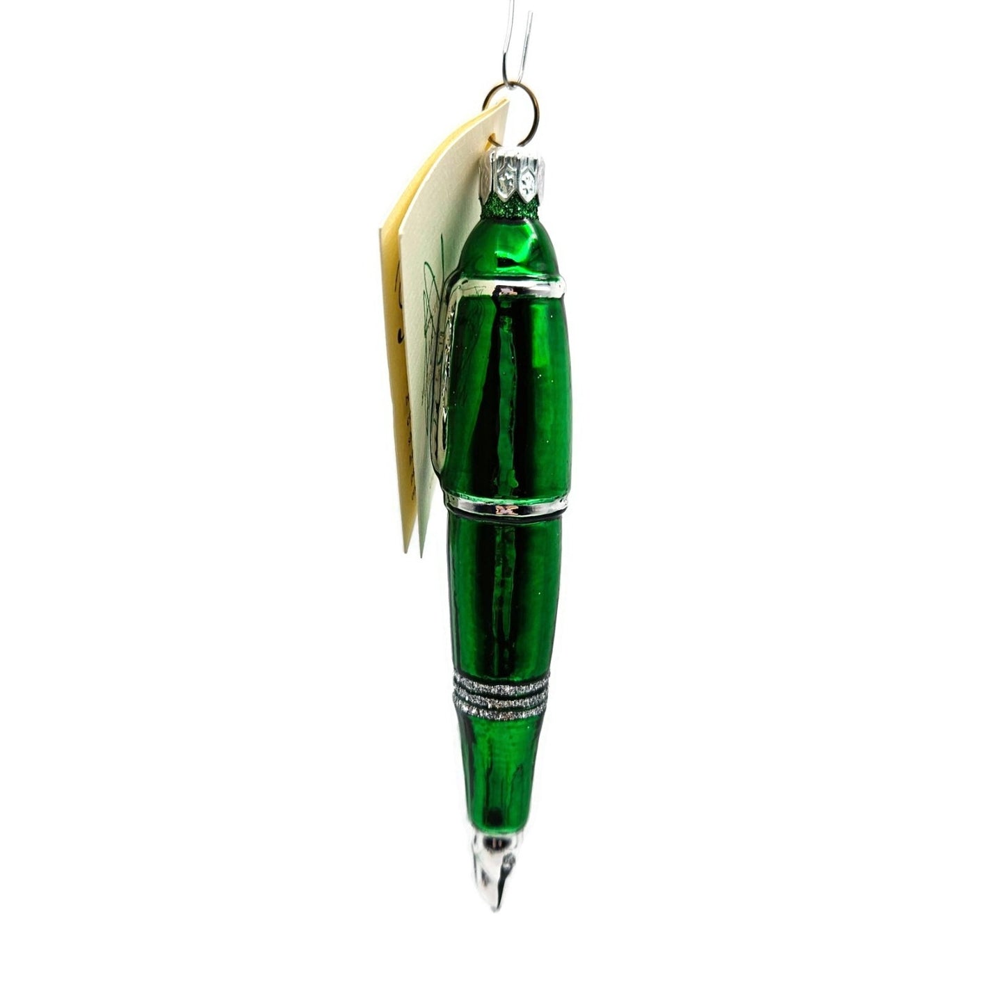 Patricia Breen Green Ink Pen Christmas Holiday Complimentary Ornament CATZ