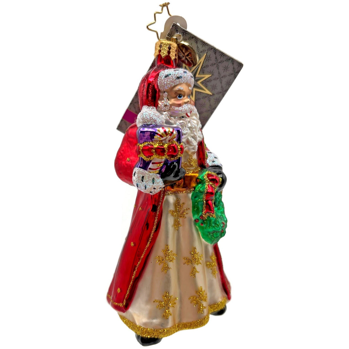 Christopher Radko Gracious Grandeur Santa Claus Glass Christmas Ornament 1016353