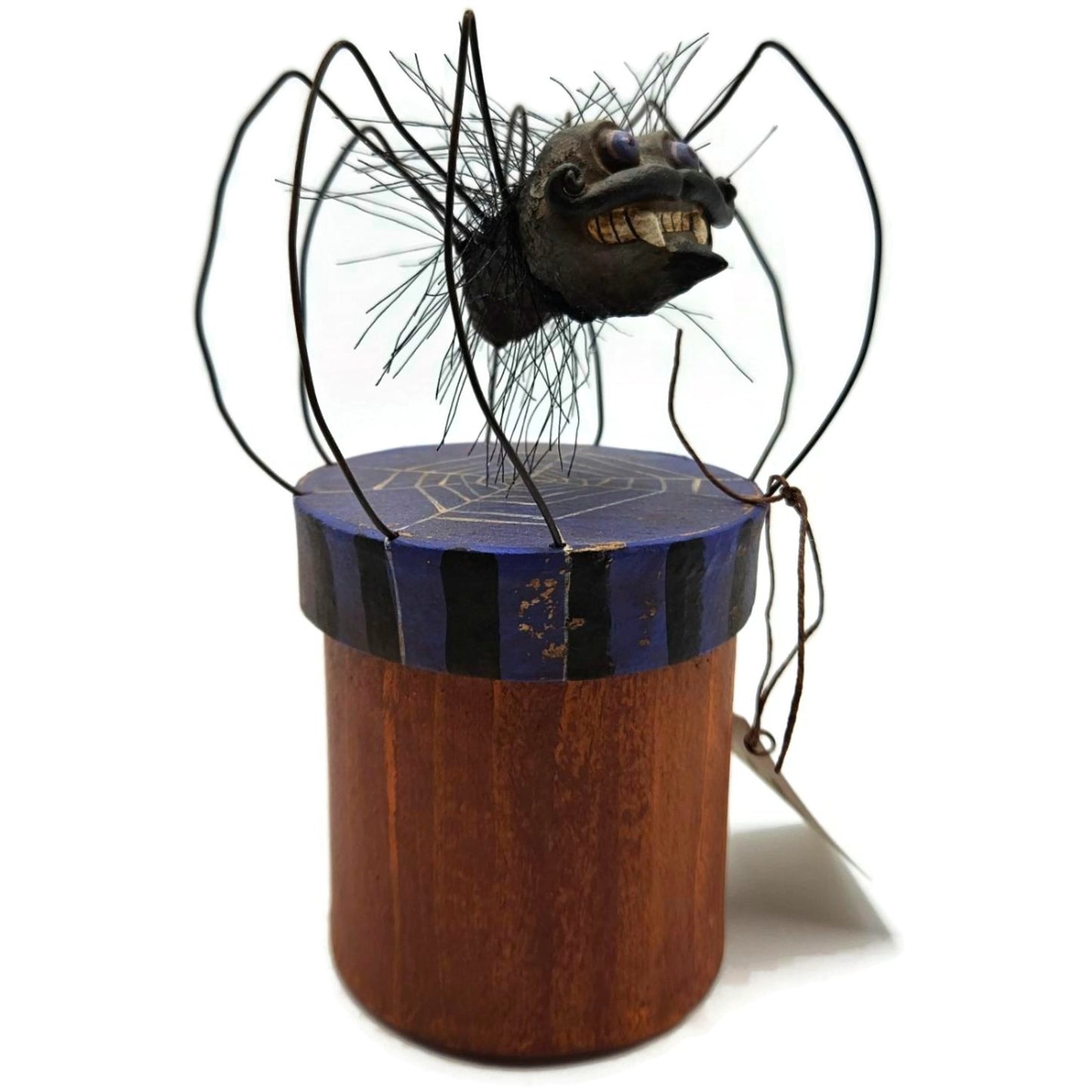 Rucus Studio Salvador Spider Scott Smith 2001 Halloween Candy Container Signed