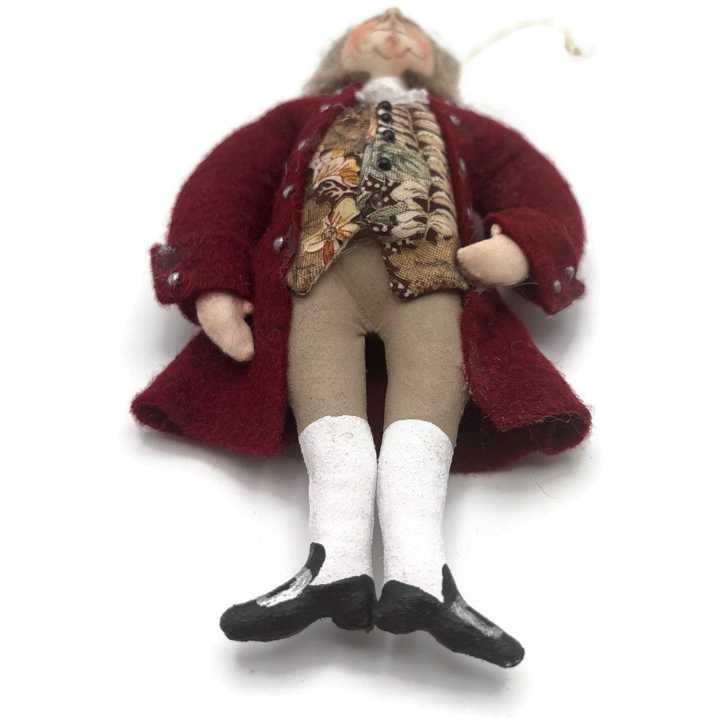 Gladys Boalt Benjamin Franklin Founding Father USA Christmas Ornament Signed