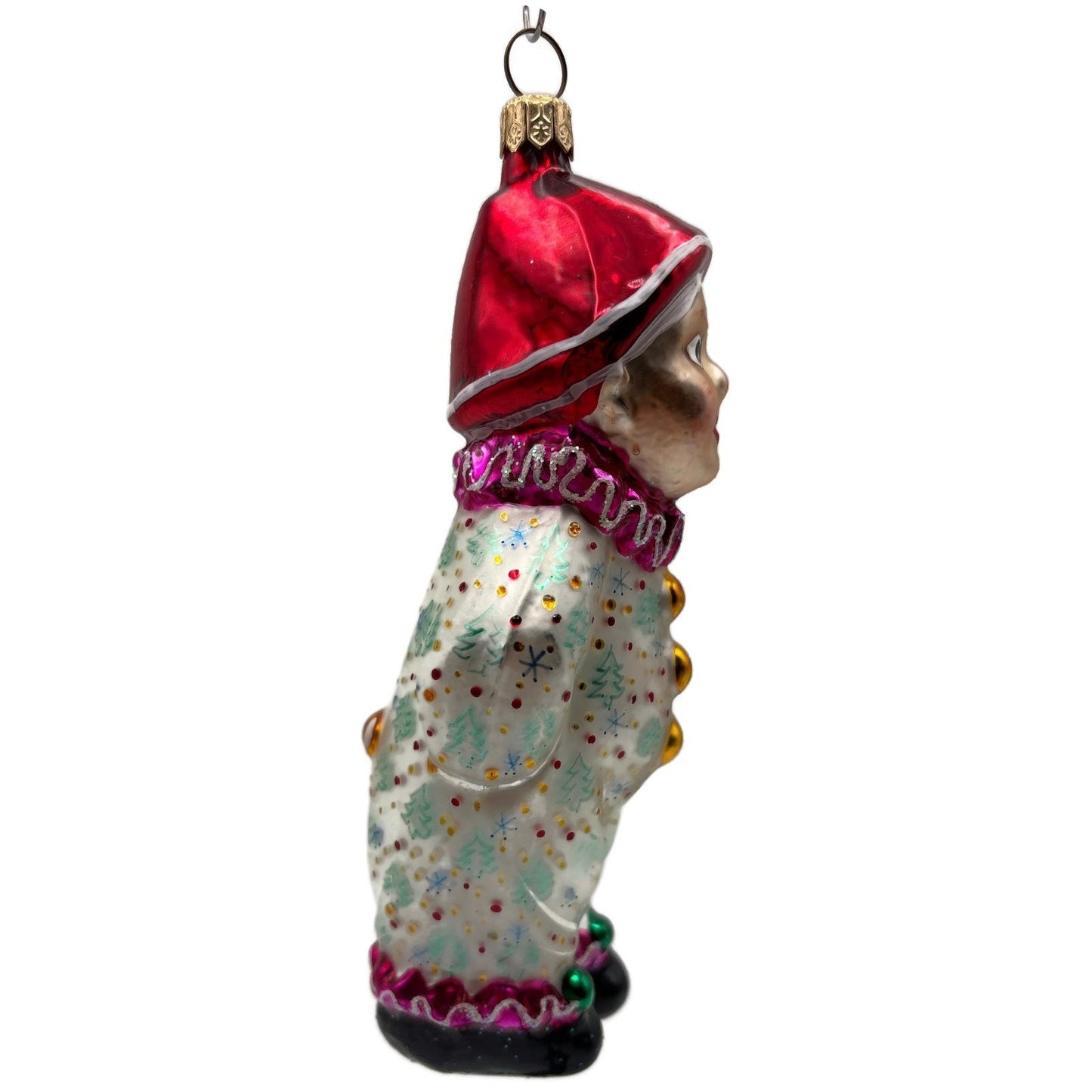 Christopher Radko Sweethearts Boy Clown Christmas Tree Ornament 95-099-1