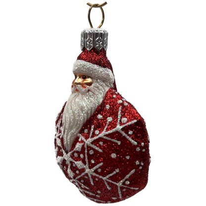 Patricia Breen Snowflake Noel Red White Santa Claus Christmas Tree Ornament