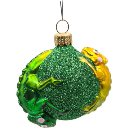 Patricia Breen Once Again for James Green Yellow St. Paddy's Christmas Ornament
