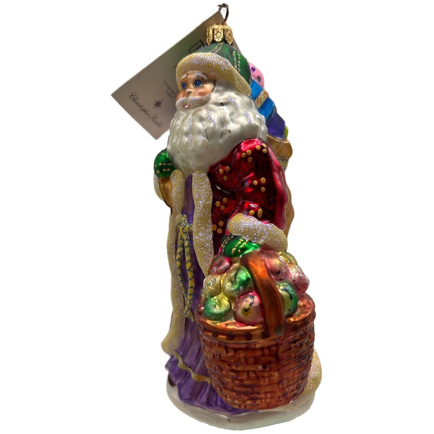 Christopher Radko Father Christmas Longaberger Santa Claus Ornament 99-LON-01