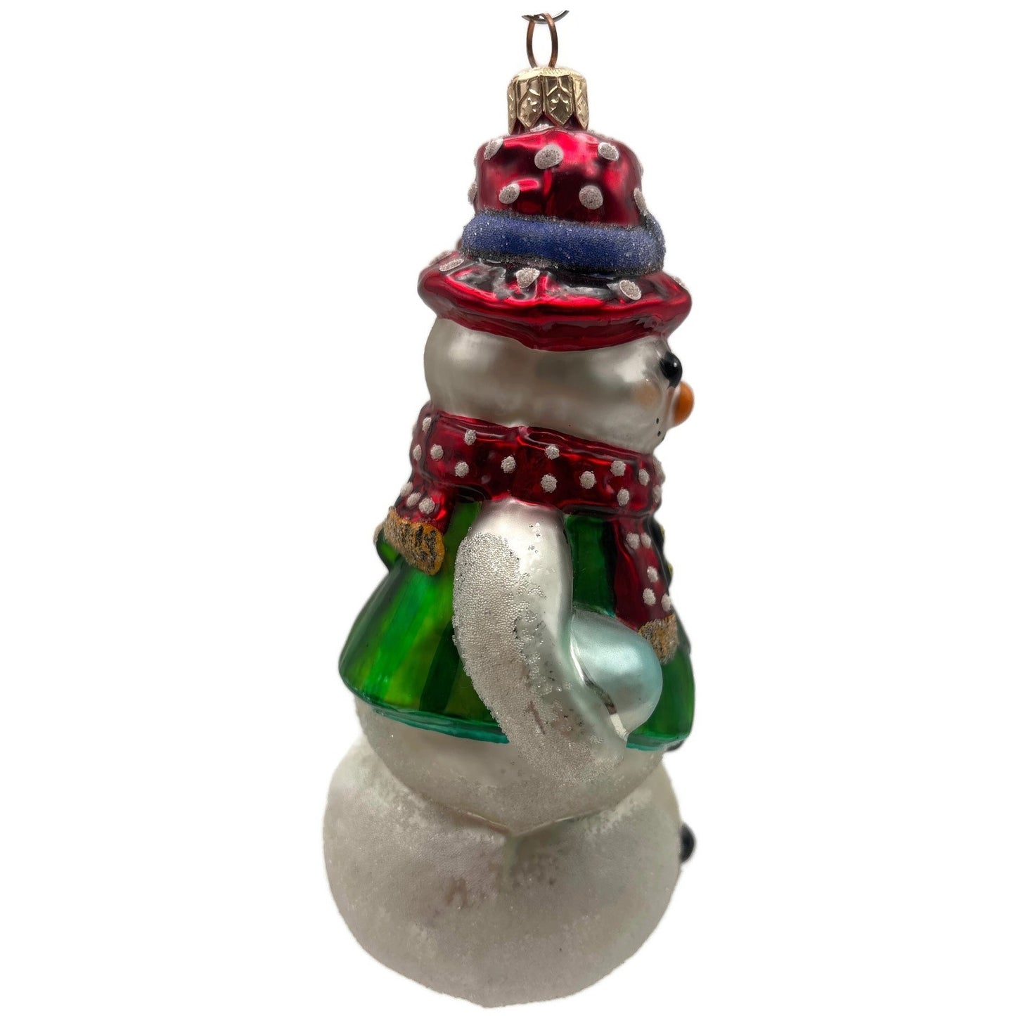 Christopher Radko Dressed to Chill Snowman Christmas Tree Ornament 98-196-0