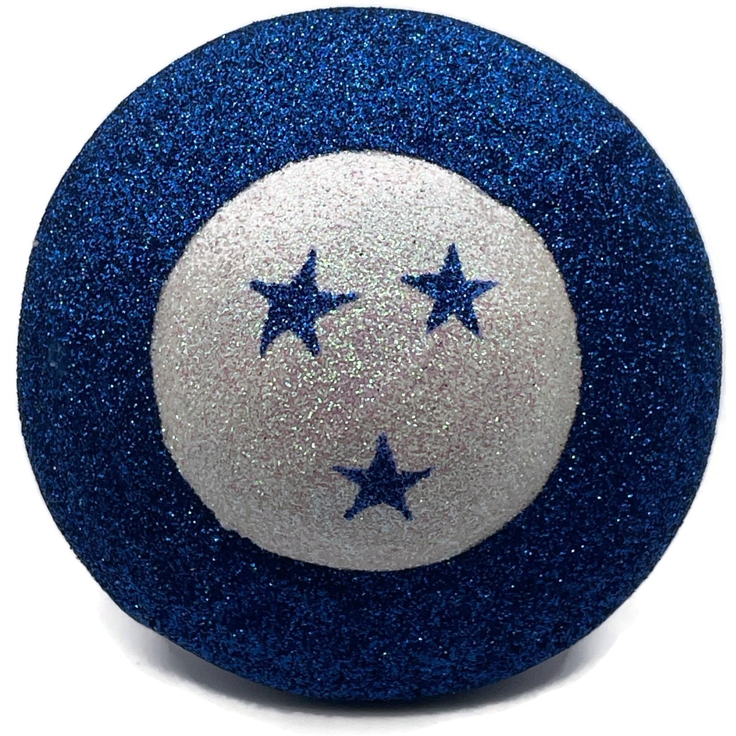 Patricia Breen A Walk on the Moon Planet Blue Stars Christmas Holiday Ornament