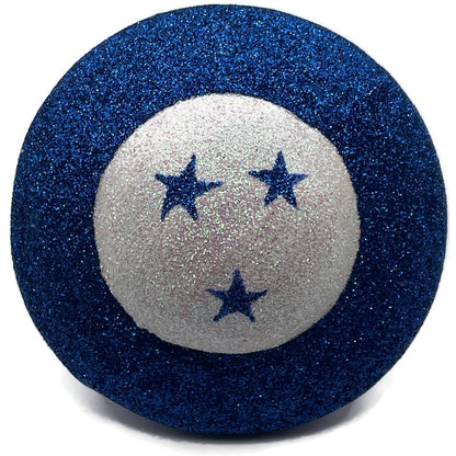 Patricia Breen A Walk on the Moon Planet Blue Stars Christmas Holiday Ornament