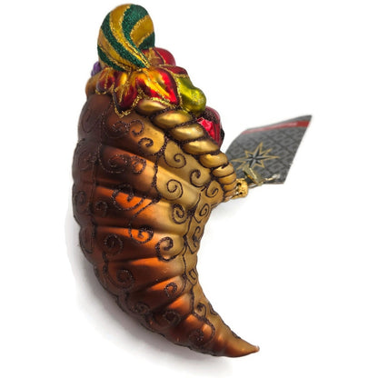 Christopher Radko Bountiful Harvest Cornucopia Thanksgiving Christmas Ornament