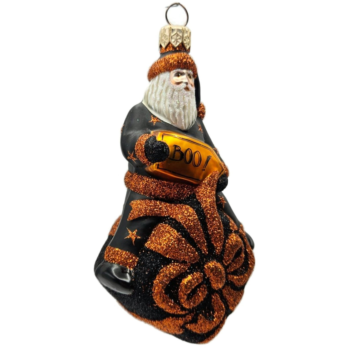 Patricia Breen For You Henry Black Orange Boo Halloween Christmas Ornament 2013
