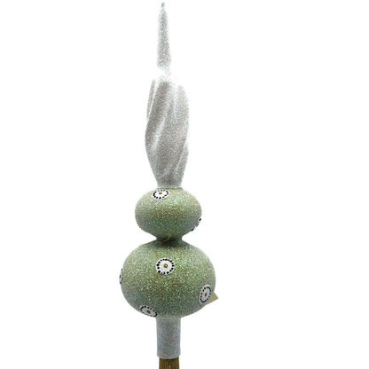Patricia Breen Miniature Pastel Finial Olive Green Spring Christmas Tree Topper