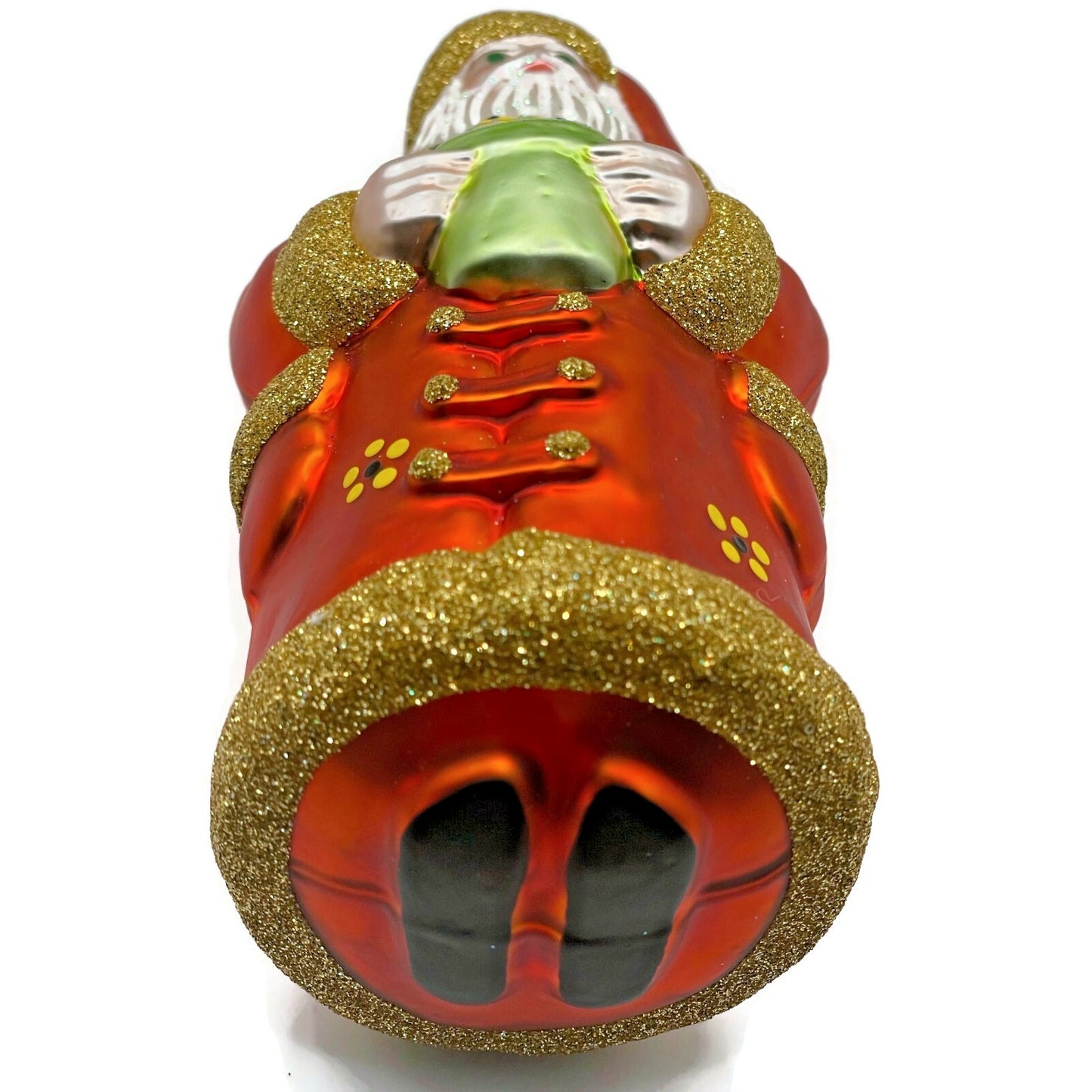 Patricia Breen Trustee Garden Santa Claus Daisies Spring Christmas Tree Ornament