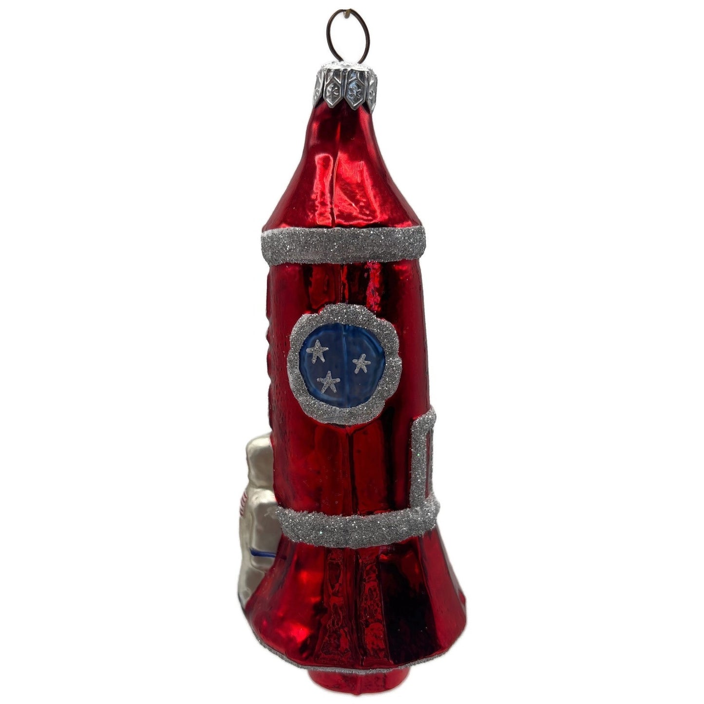 Patricia Breen Rocketboy USA Silver Space Suit Patriotic NASA Christmas Ornament