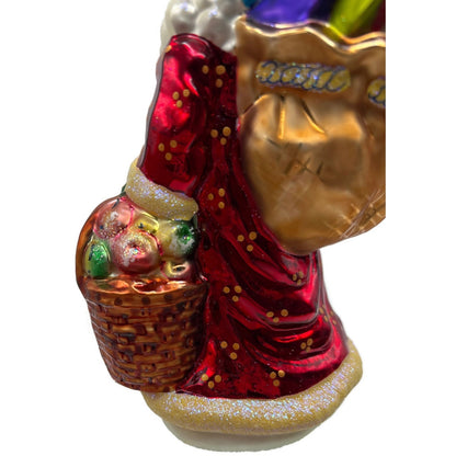 Christopher Radko Father Christmas Longaberger Santa Claus Ornament 99-LON-01