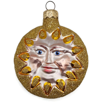 Patricia Breen Sunflower Sun Glittered Tips Gold Summer Christmas Ornament 9516